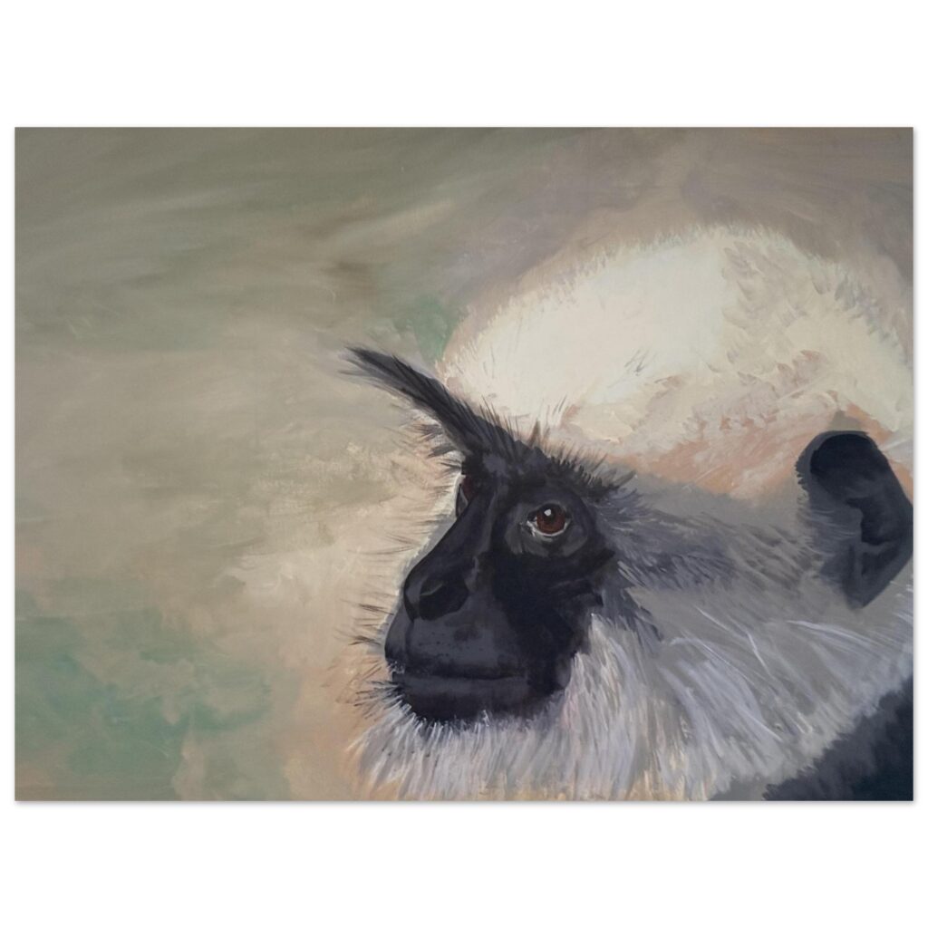 Impressionist Monkey Fine Art Poster | Figac & Company, Indianapolis