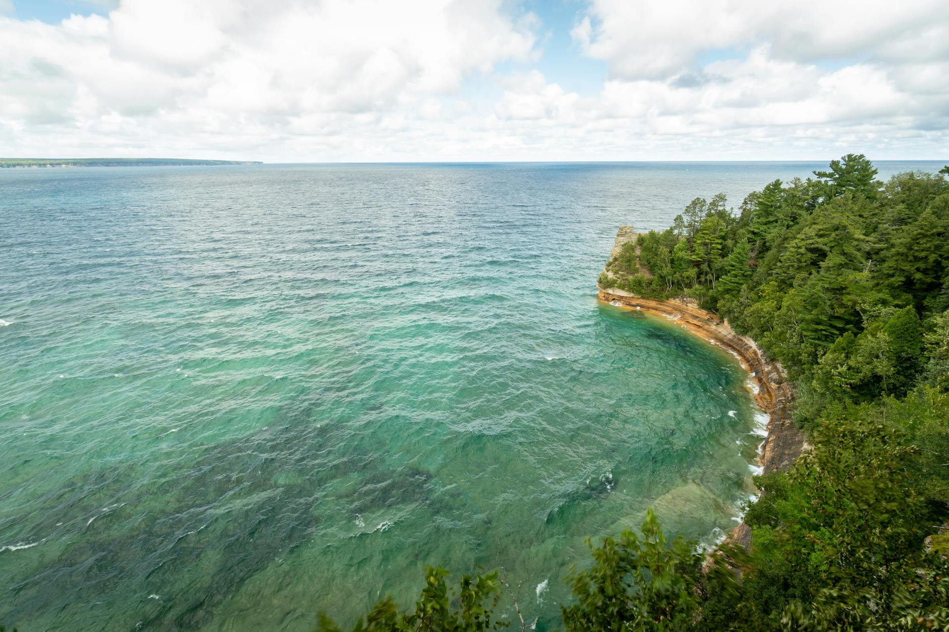 scenic view of lake superior s rugged shoreline