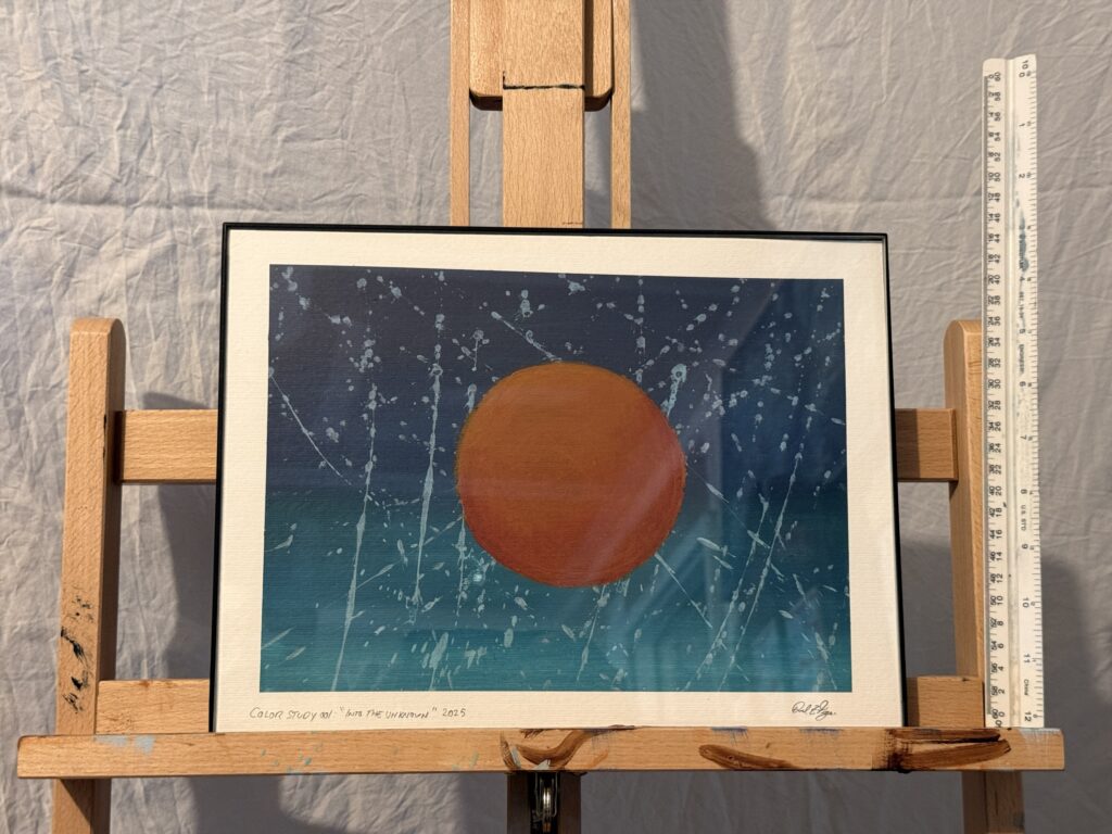 Original Acrylic Painting in Thrifted Frame - Multiple Variations — view 1 | Figac & Company, Indianapolis
