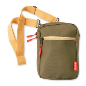 Recycled Crossbody Bag | Olive/Khaki | Figac & Company, Indianapolis